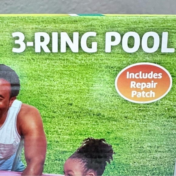 New! Play Day Inflatable three ring pool - Picture 5 of 5